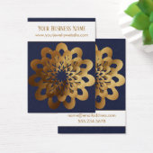 Porte-boucles de présentation Fleur Gold Burst Ble (Bureau)