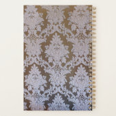 Porte-bougie en verre bleu vintage (Dos)