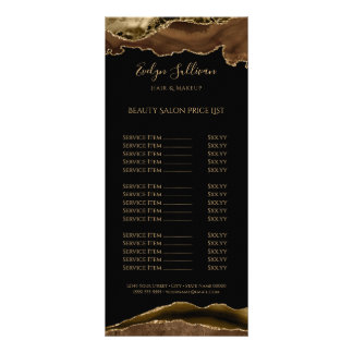 Porte Brown sur carte rack à tarif noir