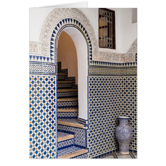 Porte carrelée marocaine (Devant)