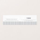 Porte-carte carte de visite de service de blanchis (Extérieur déplié)