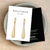 Porte-carte simple à oreille blanche