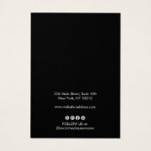 Porte-carte simple à oreille noire (Dos)