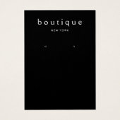 Porte-carte simple à oreille noire (Devant)