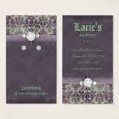 Porte-cartes Cartes Vintage Damask Bijoux GP (Devant & derrière)