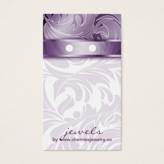 Porte Cartes d'Affichage Moderne Fils Bijoux (Devant)