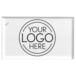 Porte-cartes De Table Ajouter Votre Logo Entreprise Moderne Minimaliste