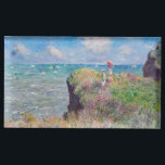 Porte-cartes De Table Claude Monet - Promenade Cliff à Pourville<br><div class="desc">Promenade de Cliff à Pourville / Promenade sur la falaise,  Pourville - Claude Monet,  1882</div>