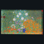 Porte-cartes De Table Gustav Klimt - Jardin des fleurs<br><div class="desc">Jardin aux fleurs - Gustav Klimt en 1905-1907</div>