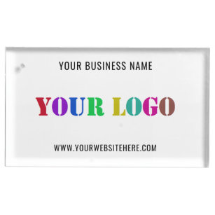 Porte-cartes De Table Logo Personnalisé Promotionnel Business
