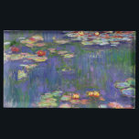 Porte-cartes De Table Monet Water Lilies Chef-d'oeuvre Peinture<br><div class="desc">Monet Water Lilies - Ce tableau Monet classique a été peint par Claude Monet en 1916. Il fait partie de sa célèbre collection de nénuphars où il peint dans son jardin à Giverney,  France. Un tableau de chef-d'oeuvre.</div>