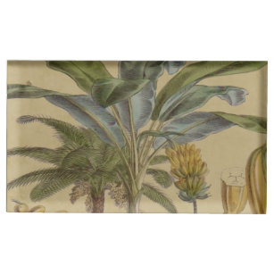 Porte-cartes De Table Palm Antique Fruit Tropical Art Botanique
