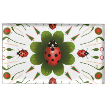 Titulaire de la carte table Ladybug