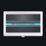 Porte-cartes De Visite Détenteurs de carte d'affaires de construction<br><div class="desc">Porte-carte de visite de construction cool pour hommes avec grunge simulé noir look métallique et d'apparence métallique marque de nom de société imprimé sur le devant vous pouvez faire votre propre en ajoutant votre nom, nom de société et numéro de téléphone. Conçu pour tout service de construction, entrepreneur ou constructeur....</div>