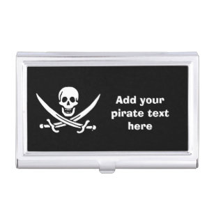 Porte-cartes De Visite Drapeau de pirate de jolly roger