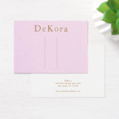 Porte-cheveux en cuir rose (Bureau)