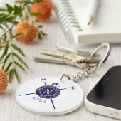 Porte-clé an acrylique (Devant Droit)