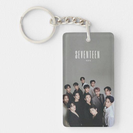 Porte-clé an acrylique | KPOP Dix-sept | Côtés sim (Devant)