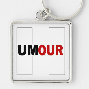 Porte-clé carré Premium HUMOUR DESIGN
