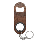 Porte-clé Décapsuleur #1 Papa aspect cuir (Dos)