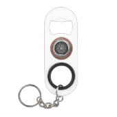 Porte-clé Décapsuleur [410] Vegvisir - Viking Silver Magic Runic Compass (Devant)