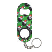 Porte-clé Décapsuleur 8 Bal Christmas Green (Dos)