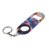 Porte-clé Décapsuleur Abstract Space Nebula Cosmic Bottle Opener (Devant Angle)