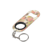 Porte-clé Décapsuleur Abstrait (angle arrière)