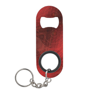 Porte-clé Décapsuleur Acceptation Médaillons de méditation rouge