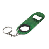 Porte-clé Décapsuleur Acceptation | Médaillons de méditation verte (Devant Angle)