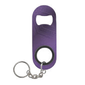 Porte-clé Décapsuleur Acceptation | Motif Boho violet écectique (Devant)