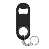 Porte-clé Décapsuleur Acceptation | Texture de saumon noir (Dos)
