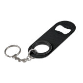 Porte-clé Décapsuleur Acceptation | Texture géométrique foncée (Devant Angle)