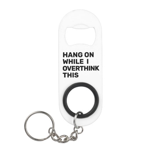 Porte-clé Décapsuleur Accrochez-vous pendant que je surpense ce noir et  (Devant)