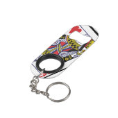 Porte-clé Décapsuleur Ace & Reine des Coeurs 21e anniversaire (angle arrière)