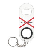 Porte-clé Décapsuleur Alabama et drapeau kccn (Devant)