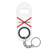Porte-clé Décapsuleur Alabama et drapeau kccn (Dos)
