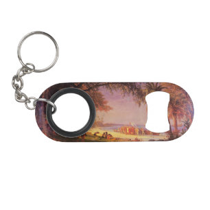 Porte-clé Décapsuleur Alberta Bierstadt, L'Arrivée de Christophe Colomb