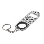 Porte-clé Décapsuleur Alice White Rabbit Wonderland Classic (Devant Angle)