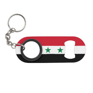 Porte-clé Décapsuleur Ancien drapeau de Syrie