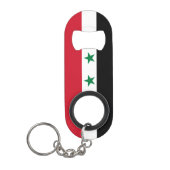 Porte-clé Décapsuleur Ancien drapeau de Syrie (Devant)
