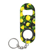 Porte-clé Décapsuleur Aquarelle Citron 2 (Devant)