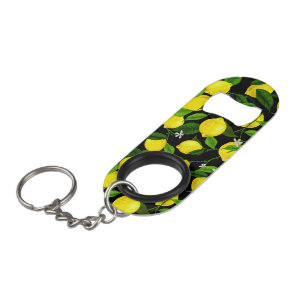 Porte-clé Décapsuleur Aquarelle Citron 2