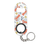 Porte-clé Décapsuleur Aquarelle Homard Crustacean Beach Dollars (Dos)