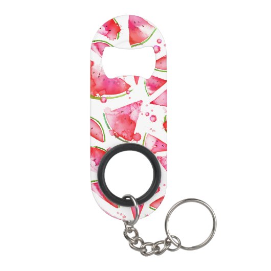 Porte-clé Décapsuleur Aquarelle pastèque 1 (Dos)