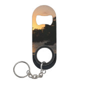 Porte-clé Décapsuleur Arbre de Divi Divi de coucher du soleil (Devant)