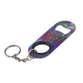 Porte-clé Décapsuleur Arc arc-en-ciel fractal (Devant Angle)