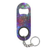 Porte-clé Décapsuleur Arc arc-en-ciel fractal (Dos)