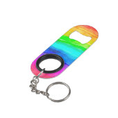 Porte-clé Décapsuleur Arc-en-ciel (angle arrière)