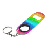Porte-clé Décapsuleur Arc-en-ciel (Devant Angle)